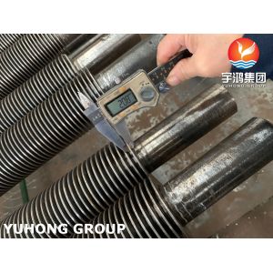 HFW U Bend Finned Tube ASME SA106 GR.B with Carbon Steel Fins For Waste Heat