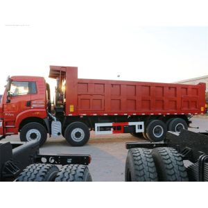 FAW 8x4 40 Tons Heavy Duty Dump Truck With Han V Cabin And Power Steering