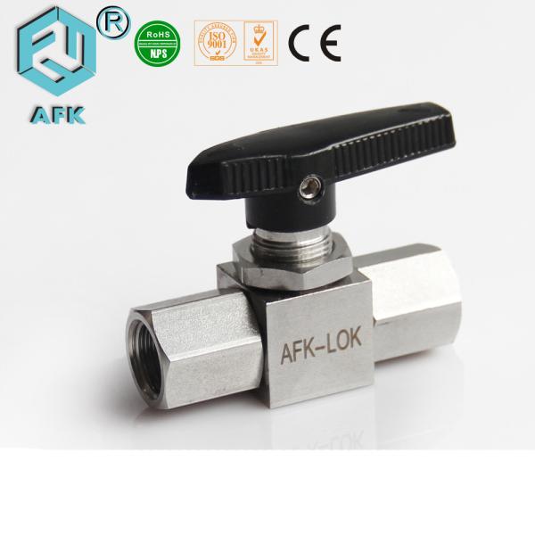 Quality Manual 2 Way Stainless Steel High Pressure Ball Valve 3000psi wholesale