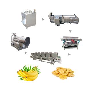 Cheap 800 KG Banana Chips Making Machine and Production Line for Large-Scale Chips Production for sale