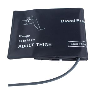 Thigh Extra Large Adult NIBP Cuff Bladderless Single Tube 46-66cm Nylon Cuff