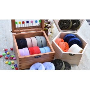 wholesale solid color black and white hook & loop for sewing clothes magic