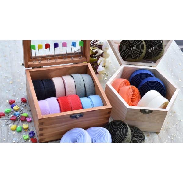 wholesale solid color black and white hook & loop for sewing clothes magic