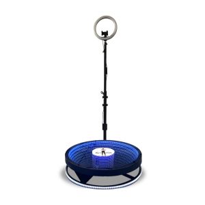 Wedding Business Selfie LED 360 Photo Booth Rotating Custom Logo
