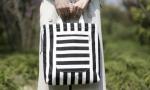 Zebra Crossing Cotton Tote Bags / Durable Fashion Canvas Grocery Bags