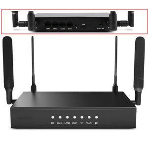 ROHS Industrial Access Point Black Modem 4G 5G WiFi Router 8M ROM