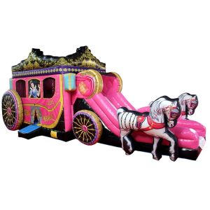 1600 Square Meter Inflatable Bounce House with Slide and Customized Color Castle