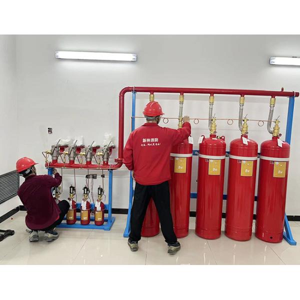 30kg Fm200 Gas Flooding System Hanging Fire Fighting System Automatic