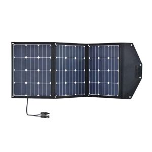 Sunpower 120W Folding Solar Panel Kit Charger Cloth Bag For Camper 4WD Tourers