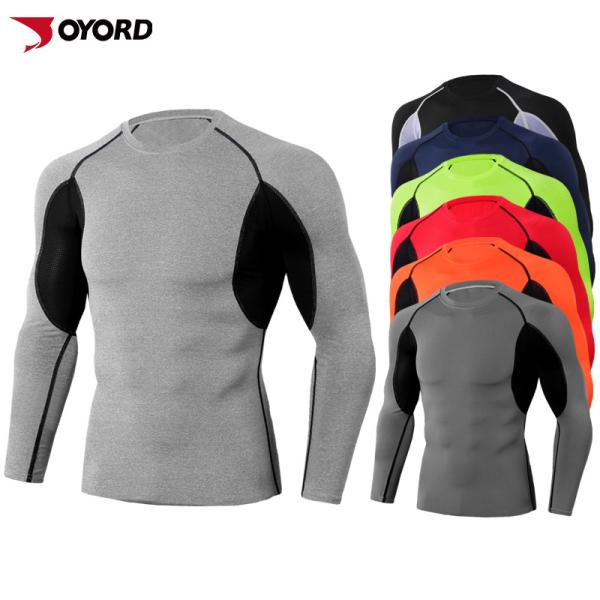 Quality Quick Dry Breathable Compression Running Rash Set Men Gym Wear wholesale
