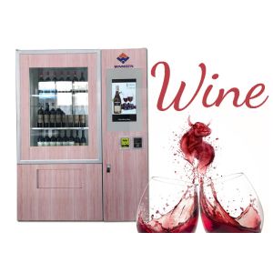 CE FCC Approved Wine Salad Jar Vending Machine With Remote Control Function