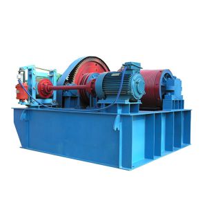 China Hot Sale Blue Electric Rolling Pneumaticc Wire Rope Pulling Winch on sale