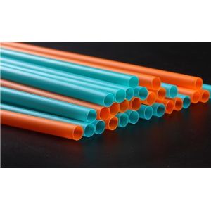 wholesale biodegradable 100% PLA drinking straw with spoon,eco friendly