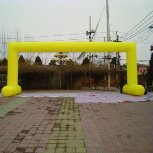 Custom outdoor inflatable entrance start finish line arch for advertising