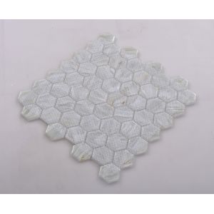 Agglomerate Mosaic Tile with Hexagon Shape