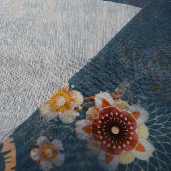 Printed 100% Viscose Rayon Fabric Sustainable Floral Challis