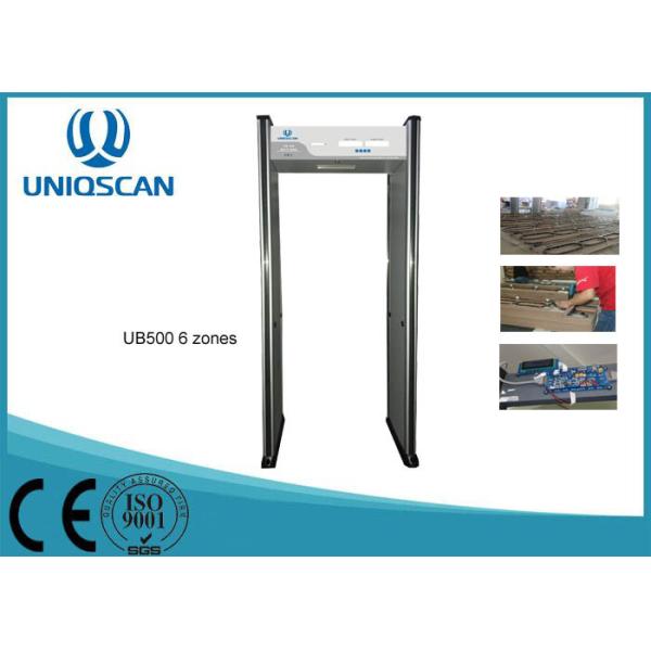 6 Zones Gate Metal Detectors For Security , Airport Metal Detectors With 5