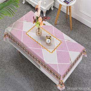Rectangle Custom PVC Table Cloth Cover Roll for Oil Proof and Waterproof