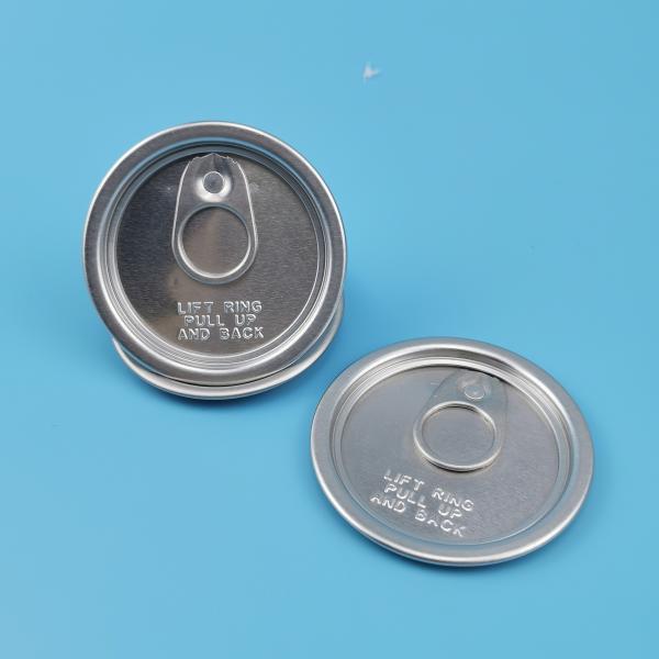 206 Full Open Aluminum EOE 0.245mm Easy Open Can Lids