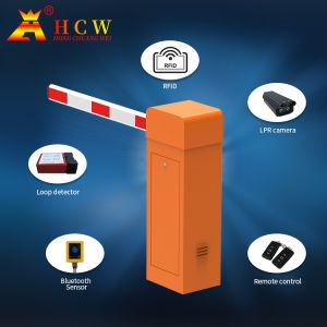HCW RS485 Vehicle Car Barrier Gate Fence Arm traffic boom barrier 160W