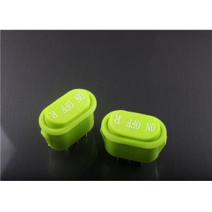 Custom Green On Off On Rocker Switch Illuminated 10A 250VAC / 15A 125VAC