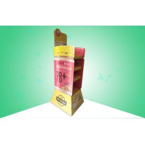 Robust POP Cardboard Display 4 Shelves Biodegradable Material For Promoting