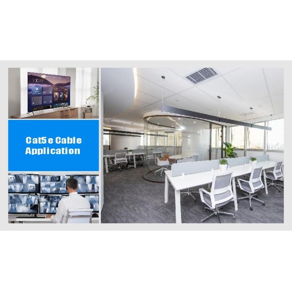 LSZH UTP 100MHz 24 AWG Cat 5e Cable 1000ft Green High Sped Network Cable