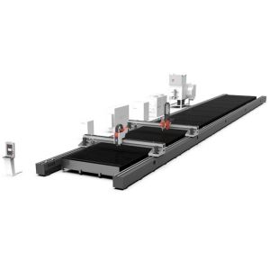 Large Size Metal Fiber Laser Cutting Machine No Deformation Gantry Type