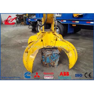 86kW Mobile Hydraulic Metal Scrap Logger Baler With Remote Control