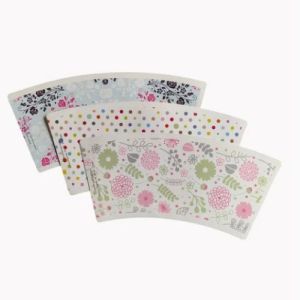 Disposable Paper Cup Raw Materials For Paper Custom Logo Design With PE Coating