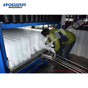 Frascold Compressor Used Air Cooling 1MT Solar Block Ice Making Machine for in