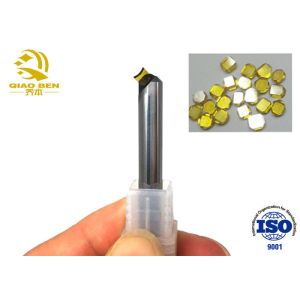 Cheap 1 Flutes Monocrystal Diamond Cutting Tools PCD Diamond CNC Polishing 35-100mm Length for sale