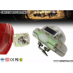 1W 6000Lux Light weight 140g Water Proof LED Mining Light With OLED Screen