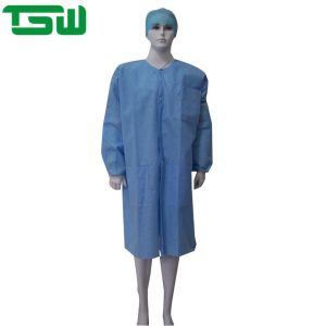 Alcohol Resistant PP SMS Disposable Lab Coats