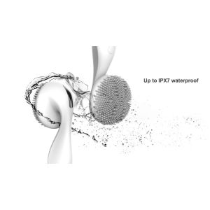 Custom 2 In 1 Silicone Cleansing Brush Chargable Silicone Sonic Face Brush