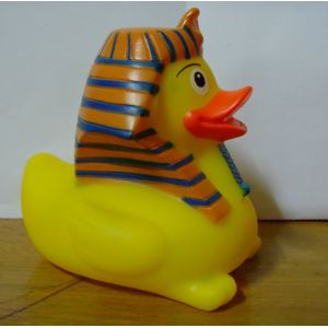 Eco Friendly Vinyl Sphinx Custom Rubber Ducks Toys Soft Safe For Collection