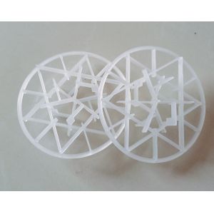 Plastic Snowflake Ring Column Packing 90mm For HCl Absorption In Various