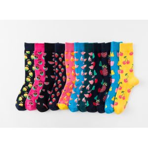 Fruit Style Women's Novelty Socks Snagging Resistance Any Logo Available