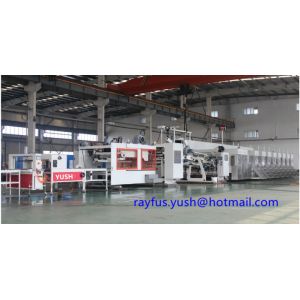 5 Ply Corrugated Box Making Machine Folding Gluing Strapping Lead Edge Feeding