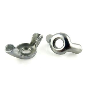 M6 Metal Zinc Plated Stamped Butterfly Wing Nut with DIN Standard and MTC