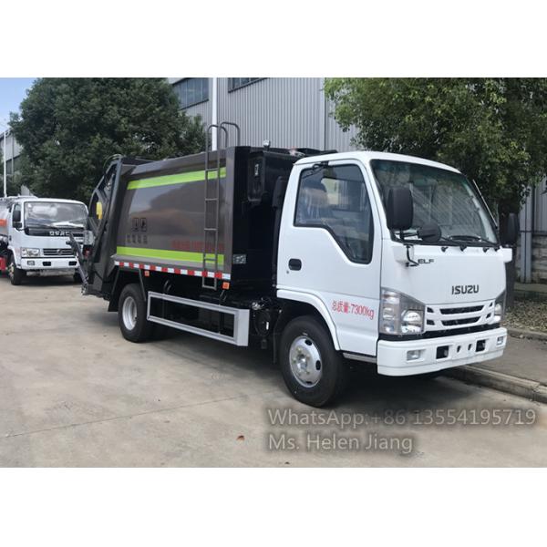 Quality 4 Ton Japan ISUZU 4X2 600P Compressed Garbage Truck wholesale