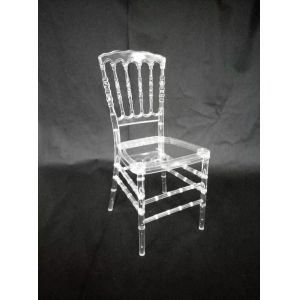 China YALEESON New High Quality Stackable Transparent Acrylic Dining Wedding Chair on sale