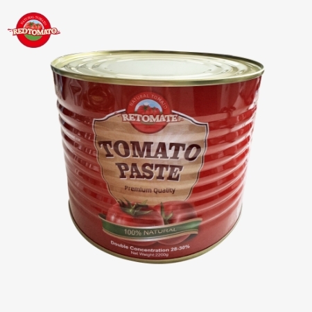 Retomate 2200g Canned Of Tomato Paste With A Brix Of 28–30% Available As Our