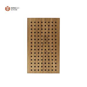 High Fire-Resistant Perforated Acoustic Panel Safe for Public Spaces Wall and