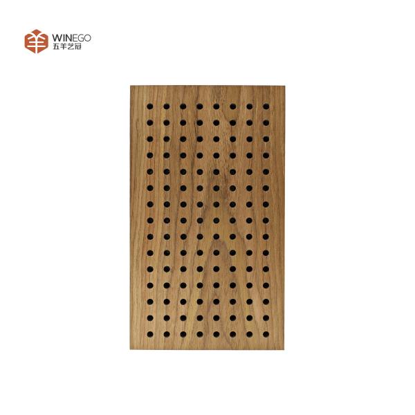 High Fire-Resistant Perforated Acoustic Panel Safe for Public Spaces Wall and