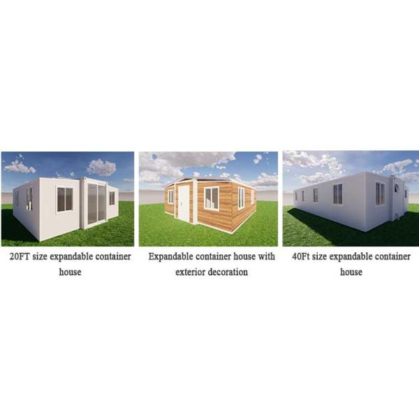 Zontop Modern Design 3 Bedroom Light Steel Structure Modular Home Prefabricated Expandable Container House