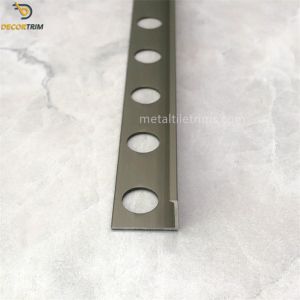 China Edge Trim Outside For Aluminium Tile Trim Cabinet Floor Decoration on sale