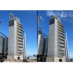 Mixed Flow Grain Dryer Machine Galvanization 230kg / H
