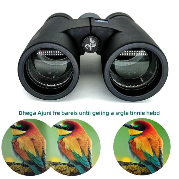 Adults Professional Black 8-15x42 Zoom Compact Roof Binoculars For Hunting