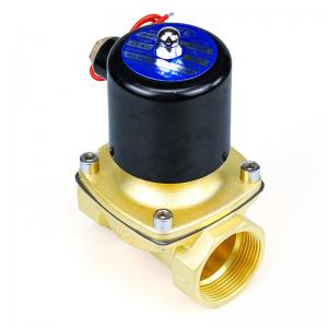 Cheap OEM Electric Brass Solenoid Valve , 2 Way Normally Closed Solenoid Valve For Water Control for sale